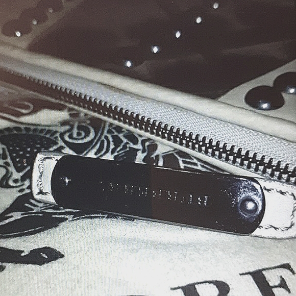 BURBERRY ABSTRACT SMOKED NOVA CLUTCH PURSE AUTHENTIC STUDDED - Picture 4 of 10